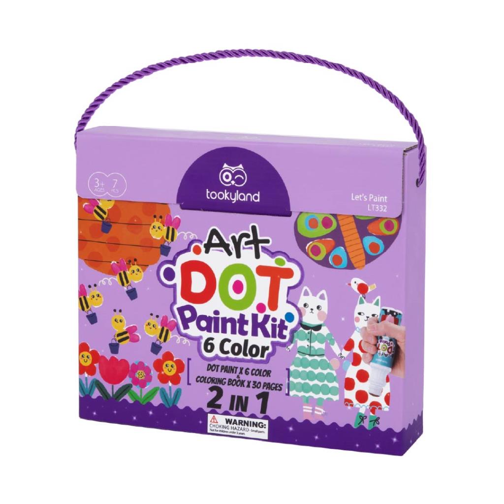 Art Dot Paint Bottles – 6 Colors (60ml Each)